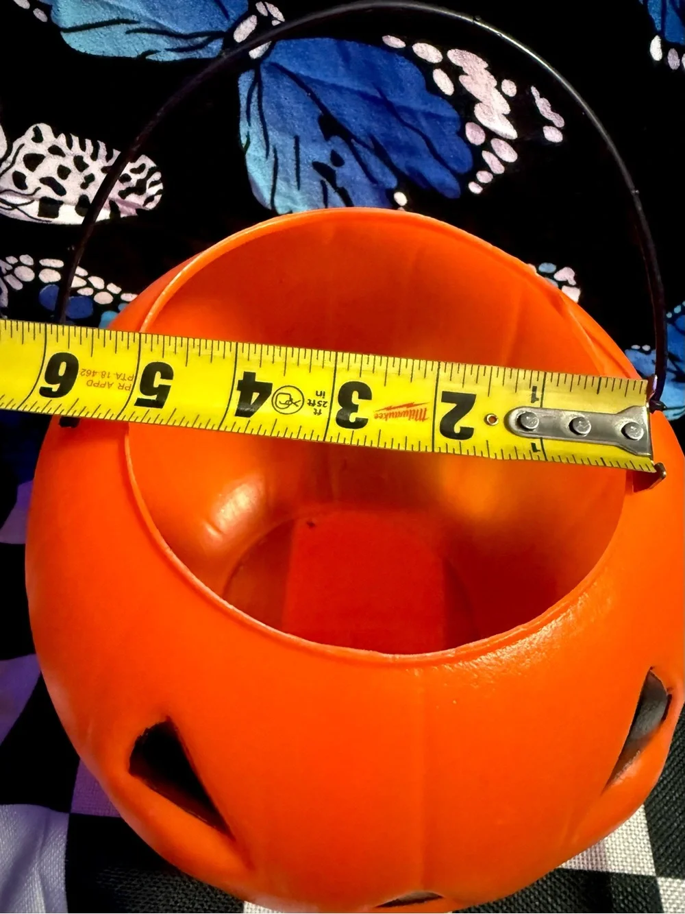 Vintage General Foam Orange Halloween Jack O Lantern Blow Mold